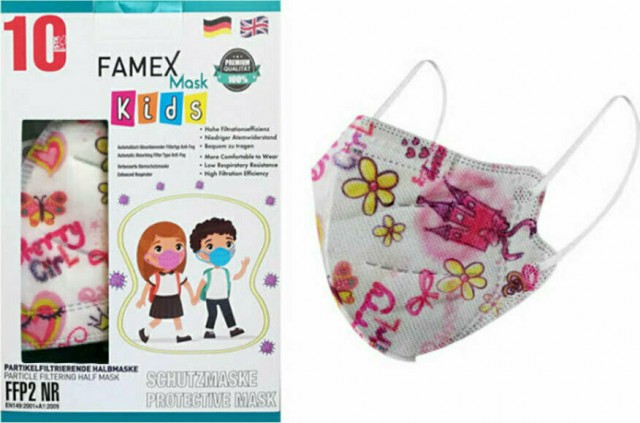 Παιδικές Μάσκες Προστασίας Famex Mask Kids FFP2 - Εικόνα 5
